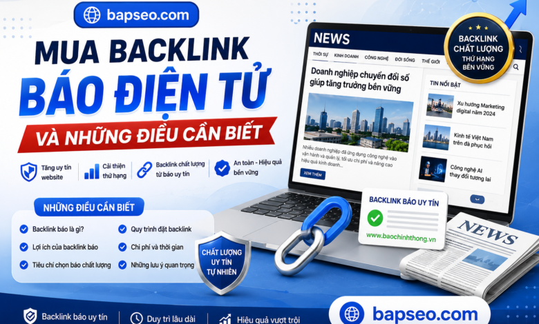 Mua Backlink Báo Điện Tử Và Những Điều Cần Biết