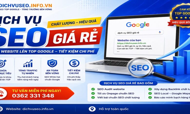 Dịch vụ seo giá rẻ
