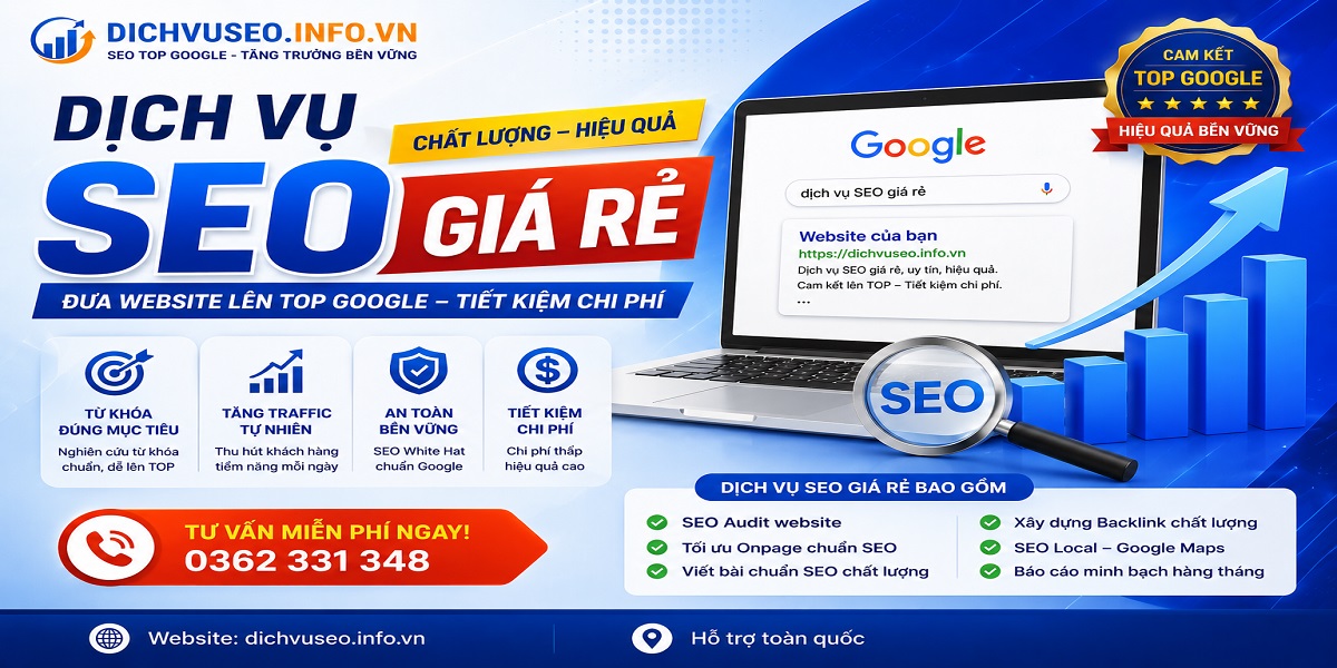 Dịch vụ seo giá rẻ