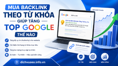Mua Backlink Theo Từ Khóa Giúp Tăng TOP Google Thế Nào